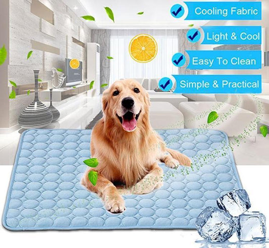 Almohadilla refrescante de seda fría para perros y gatos