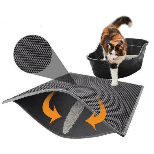 Alfombra Panal para Arena de Gato